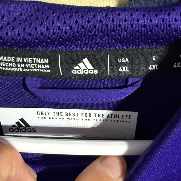 Adidas Purple Athletic Shirt - Picture 3 of 3